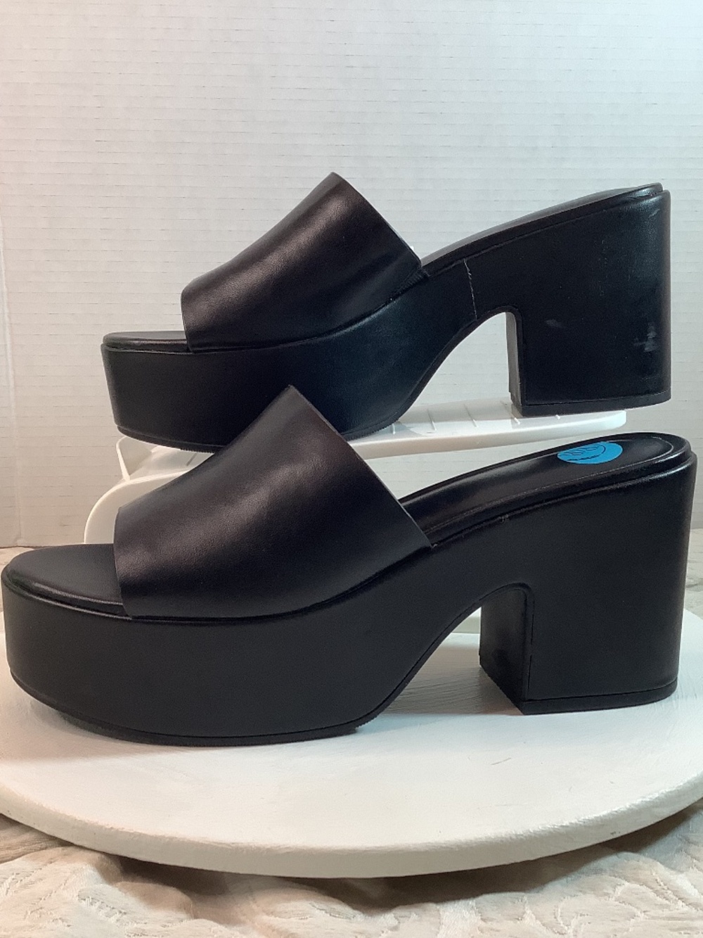 NWOT A New Day black platform Heels sz. 10 slip on